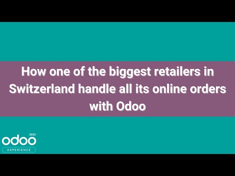 How one of the biggest retailers in Switzerland handle all its online orders with Odoo