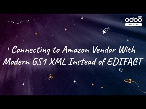 Amazon vendor connection with GS1 XML instead of EDIFACT