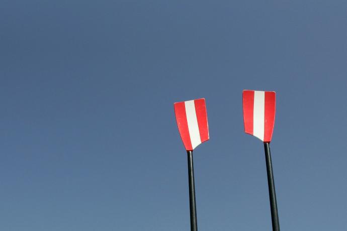 red and white striped stick