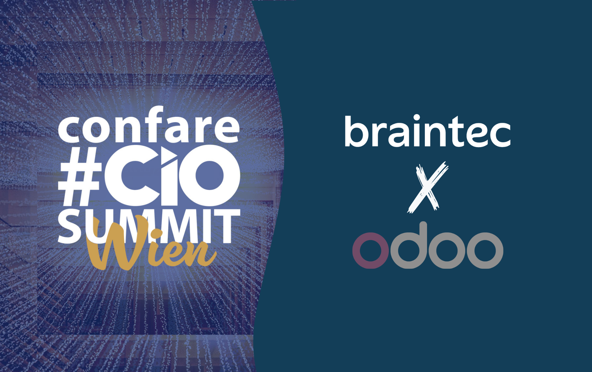 braintec zusammen mit Odoo beim CIO Summit Wien 2025 | braintec AG