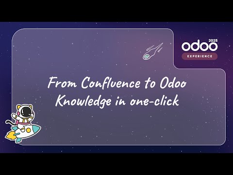 From Confluence to Odoo Knowledge in one-click