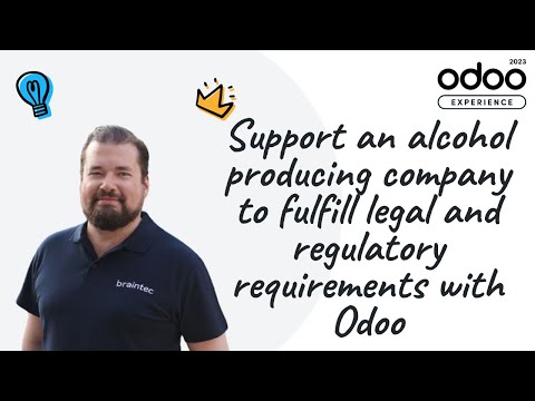 Odoo für die Produktion und Handel von alkoholischen Produkten