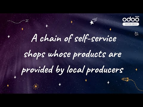 Selbstbedienungsläden mit lokalen Produkten im Marktplatzmodell